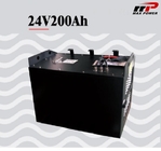 24V 200AH batteria al litio LiFePO4 batteria ricaricabile a ciclo profondo per carrello elevatore