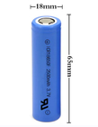 la batteria ricaricabile al litio da 3,7 V 2500 mAh ricarica rapidamente la batteria agli ioni di litio 18650