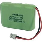 Batterie ecologiche 3.6V del nimh di 600mAh AAA per il regolatore del gioco