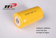 Batteria NiCad D4000mAh 4.8V di illuminazione di emergenza un CE da 70 gradi