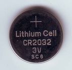 Batteria al litio primaria 210mAh, cellula ad alta tensione di CR2032 3V del bottone