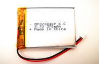 Pacchetto ricaricabile 3,7 V 353040 370mah della batteria del polimero dello ione del litio del dispositivo elettrico con l'UL dei CB del KC