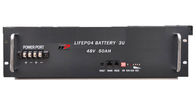 Batteria del litio Lifepo4 di potere 3U 2560wh 48V 50Ah ESS di UPS