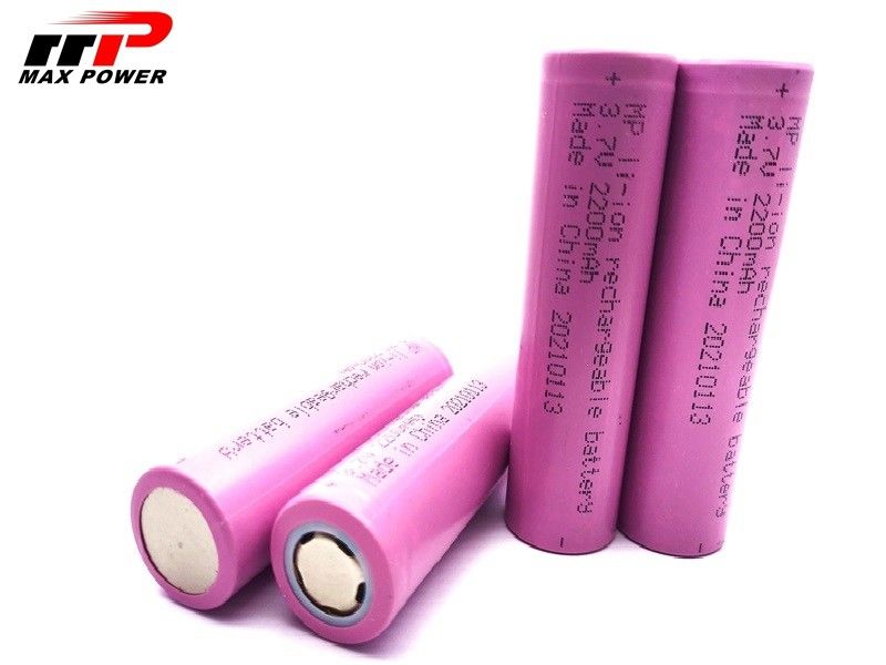 Banca dei Regolamenti Internazionali IEC2133 di Ion Batteries With del litio di 2200mAh 3.7V 18650