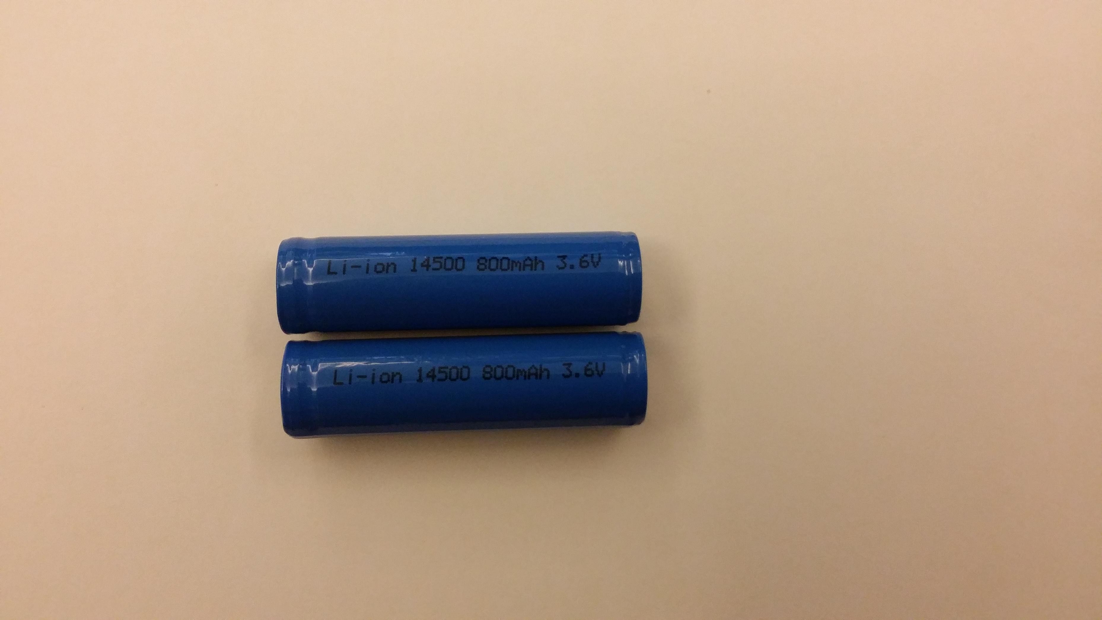 Batterie ricaricabili di ione di litio di illuminazione 800mAh 3.7V ecologiche