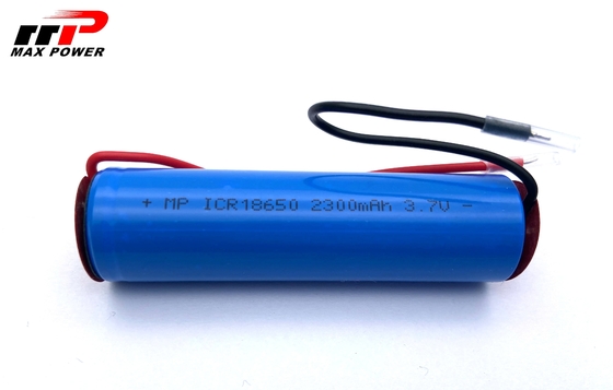 2300mAh 18650 3.7V Batterie ricaricabili agli ioni di litio Resistenza alle alte temperature