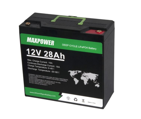 Ciclo profondo batteria ricaricabile agli ioni di litio Lifepo4 12V 12.8V 24V 6ah 7ah 9ah 12ah 14ah 28ah 30ah