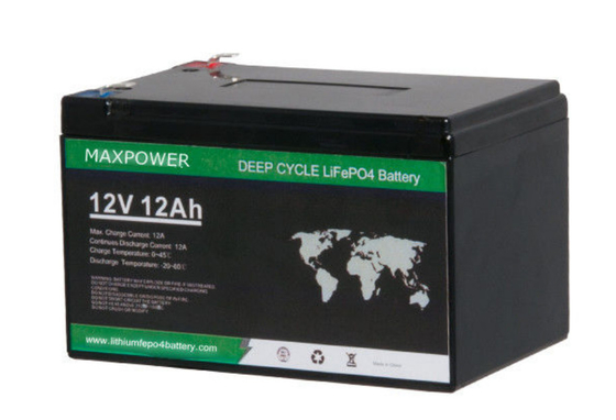 Ciclo profondo batteria ricaricabile agli ioni di litio Lifepo4 12V 12.8V 24V 6ah 7ah 9ah 12ah 14ah 28ah 30ah