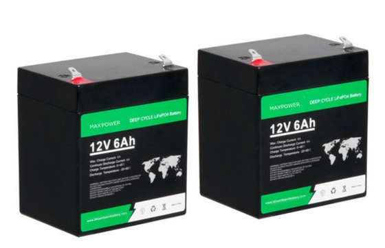 Ciclo profondo batteria ricaricabile agli ioni di litio Lifepo4 12V 12.8V 24V 6ah 7ah 9ah 12ah 14ah 28ah 30ah