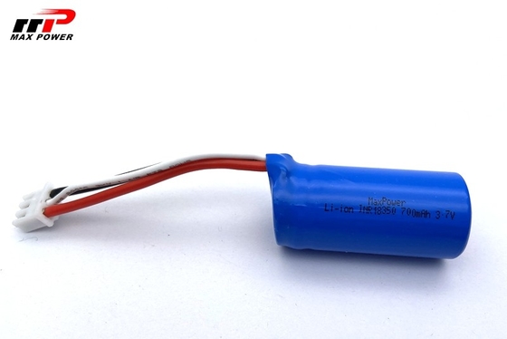 18350 3.7v 700mAh 10C Scarica di alta potenza Batteria ricaricabile agli ioni di litio con UL KC CB PSE