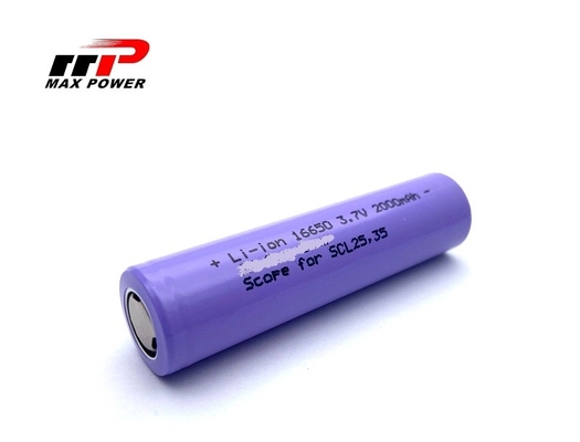 Li16650C 3.7 V 2000mah Batteria ricaricabile agli ioni di litio Cellula OEM servizio CE UL CB