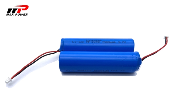 2500mAh 18650 3.7V Batterie ricaricabili agli ioni di litio Uso GPS
