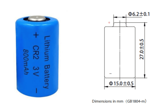 Batteria al litio Li Mno2 CR2 CR15270 Duratura CR2 3.0V 800mAh 3.0v 800mAh 900mAh