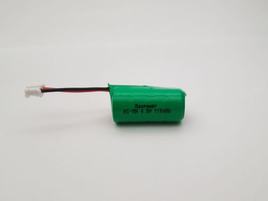 Pacco batteria a bottone Ni-MH ricaricabile da 110mAh 4,8V Ni-MH Batteria a bottone 4,8V 110mAh