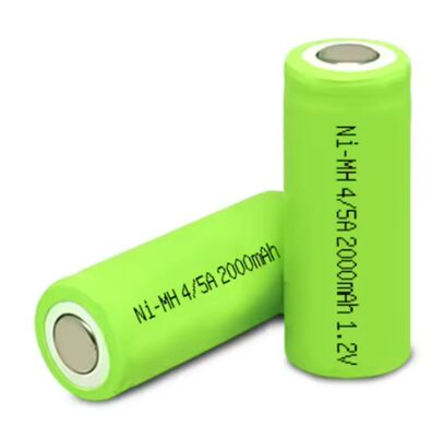 Batteria ricaricabile NiMH 17340 con capacità di 1800mAh, alta velocità di scarica 10C e oltre 500 cicli di vita