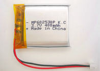 Batteria ultra sottile 602530 400mah 3.7V del polimero del litio con la certificazione dell'UL dei CB KC
