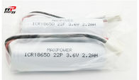 Le batterie ricaricabili di ione di litio di ICR18650 Samsung 22P 3.7V 2200mAh 1000 cicla