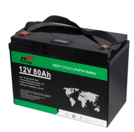 Ciclo profondo solare 12V 80Ah dell'Accumulatore litio-ione EV di stoccaggio Lifepo4 del carretto di golf