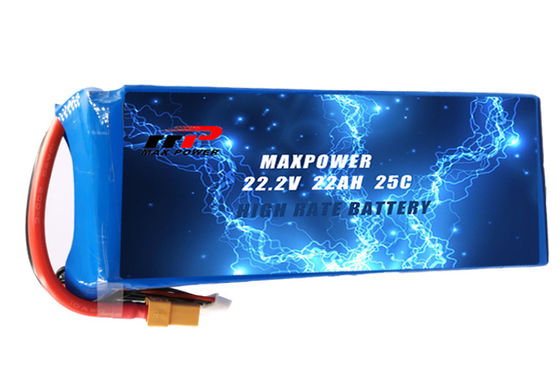 batteria ricaricabile del polimero del litio di 20C 30C 22.2V 22Ah