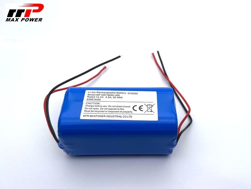 Pacco batteria agli ioni di litio 14,4V 18650 3500mAH per robot aspirapolvere