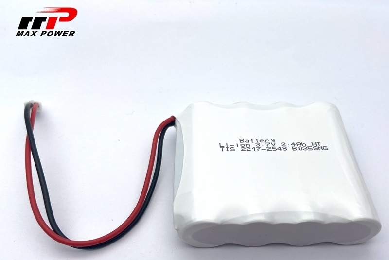 3.7V 2400mAh 14500 batteria agli ioni di litio Per l'uso a temperatura ampia GPS -40°C-80°C