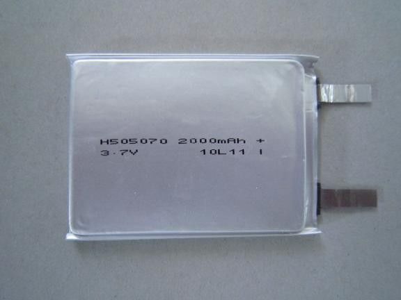 corrente di dispersione 20C 505070 2000 batterie del polimero del litio di mAh