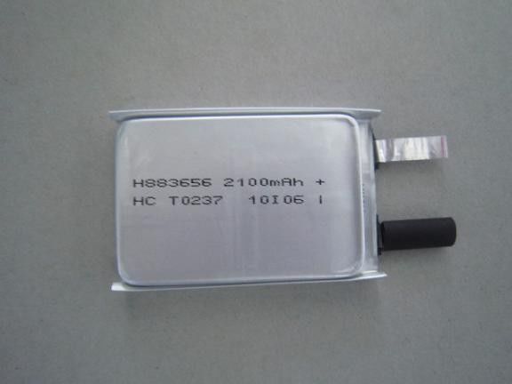 Batteria ricaricabile dello ione aa del litio del sensore di fumo 883656 3.7V 2100mAh di alto potere