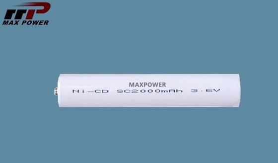 batteria di torcia elettrica ricaricabile 3.6V, batteria di SC2000mAh NiCd
