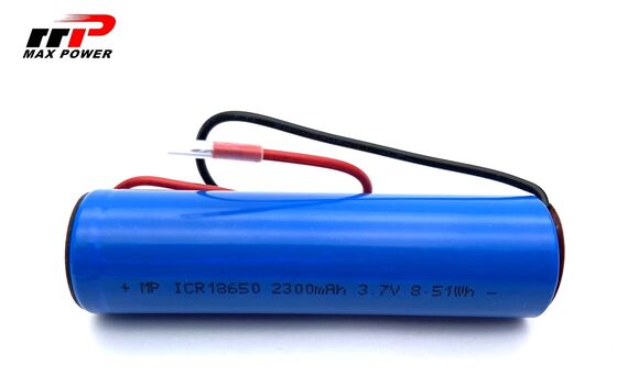 2300mAh 3.7V 18650 Batterie agli ioni di litio CB CE BIS IEC2133 CB