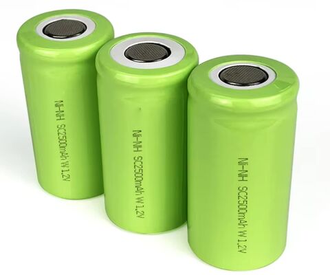 Batteria ricaricabile Ni-MH SC2500mAh 1.2V con 1000 cicli di lunga durata e alta capacità