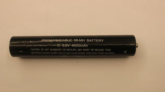Batteria di torcia elettrica ricaricabile di NiMH 3.6V C4000mAh per la lanterna di caeggio
