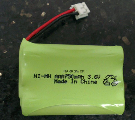 La batteria pronta per l'uso di AAA750 Nimh imballa 3.6V per il monitor del bambino