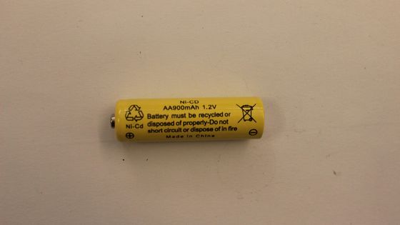 Batteria ricaricabile della torcia della batteria di torcia elettrica ricaricabile di aa 1.2V 900mAh NiCD
