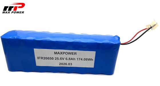 8S2P 26650 LiFePO₄ Pacco Batteria 25.6V 6.8Ah Soluzione Energetica ad Alta Potenza per Robot Industriali