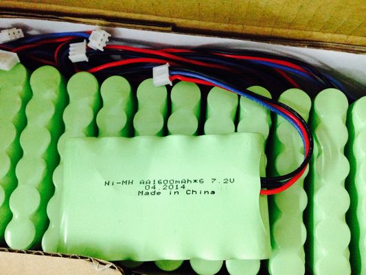 batterie ricaricabili di 1600mAh 7.2V aa NIMH, OEM della batteria al litio della macchina fotografica