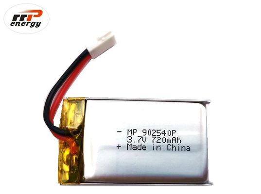 alti CB IEC62133 KC della batteria 902540P 720mAh del polimero del litio del fuco del UAV di tasso di scarico 20C