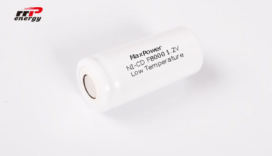 lunga vita di bassa teeratura di capacità elevata delle batterie ricaricabili di 1.2V F8000mAh NiCd