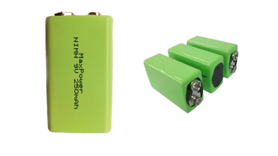 batteria ricaricabile IEC62133 di 250mAh 300mAh 9V Nimh
